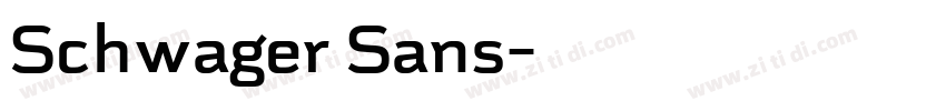Schwager Sans字体转换